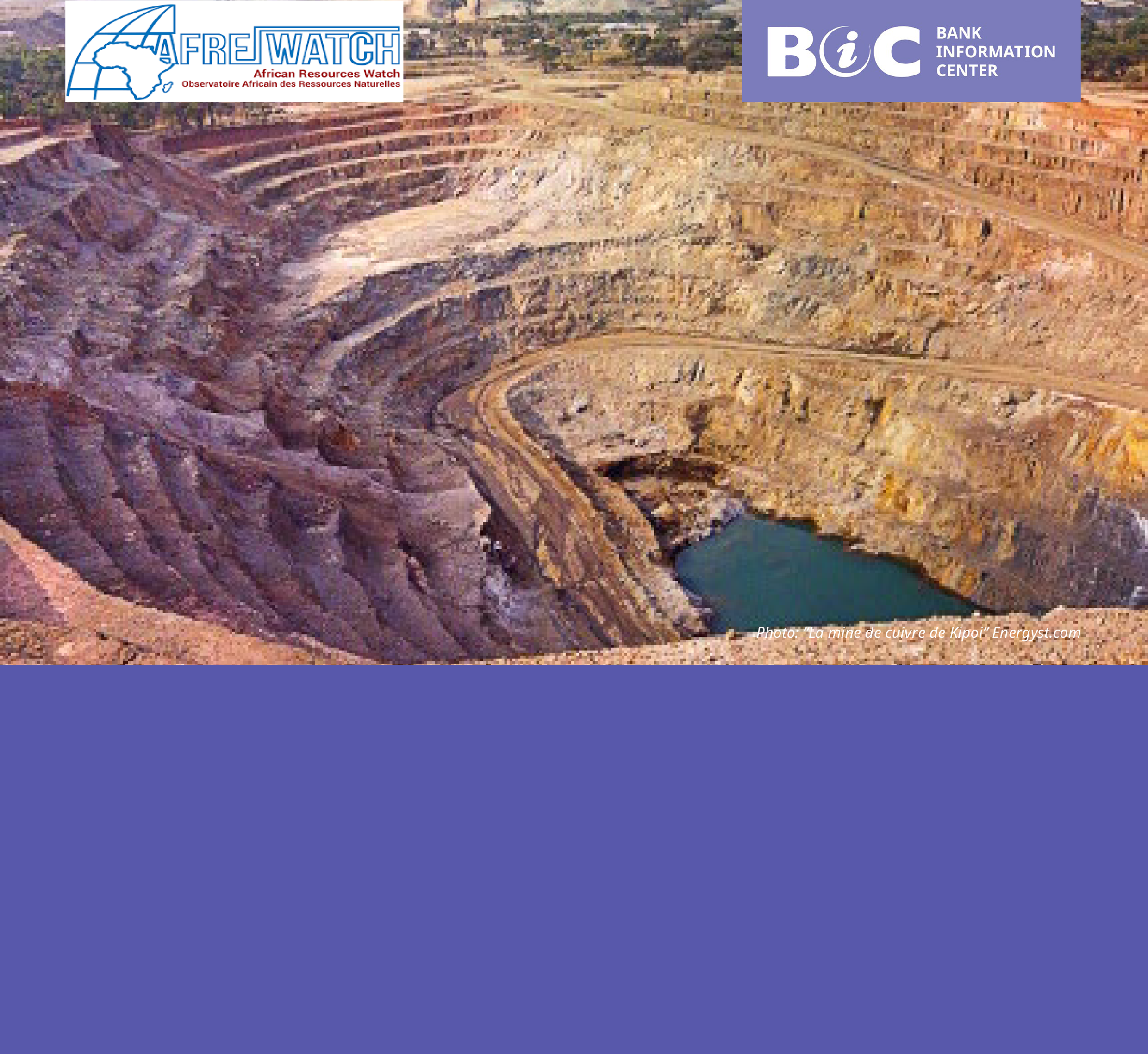 L’investissement de la SFI dans une mine de cuivre congolaise a-t-il apporté des avantages aux résidents locaux ou au pays ?