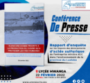 Conférence de presse : Kolwezi 22 février 2022