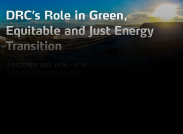 Pre-COP27 Side Event: DRC’s Role in Green, Equitable and Just Energy Transition