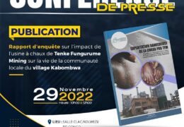 CONFÉRENCE DE PRESSE: 29 Novembre 2022