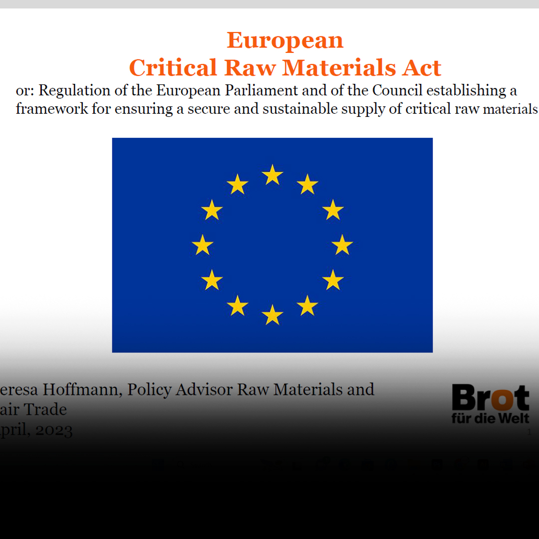 Le règlement de l’Union européenne sur les matières premières critiques