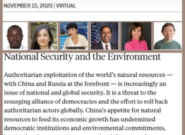 Defending Democracy : National Security and the Environment