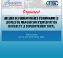 Deuxième session de formation des communautés locales de Manono sur l’exploitation du lithium et le développement local