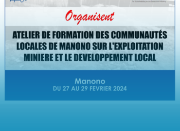 Deuxième session de formation des communautés locales de Manono sur l’exploitation du lithium et le développement local