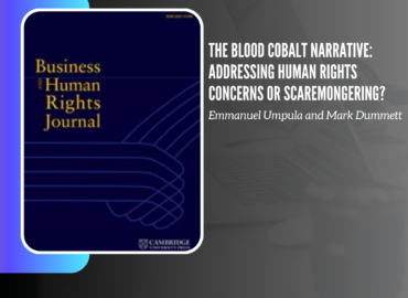 The Blood Cobalt Narrative: Addressing Human Rights Concerns or Scaremongering? – By Emmanuel Umpula  and Mark Dummett