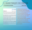 Communiqué de presse N°03/AFREWATCH/ Juillet 2024