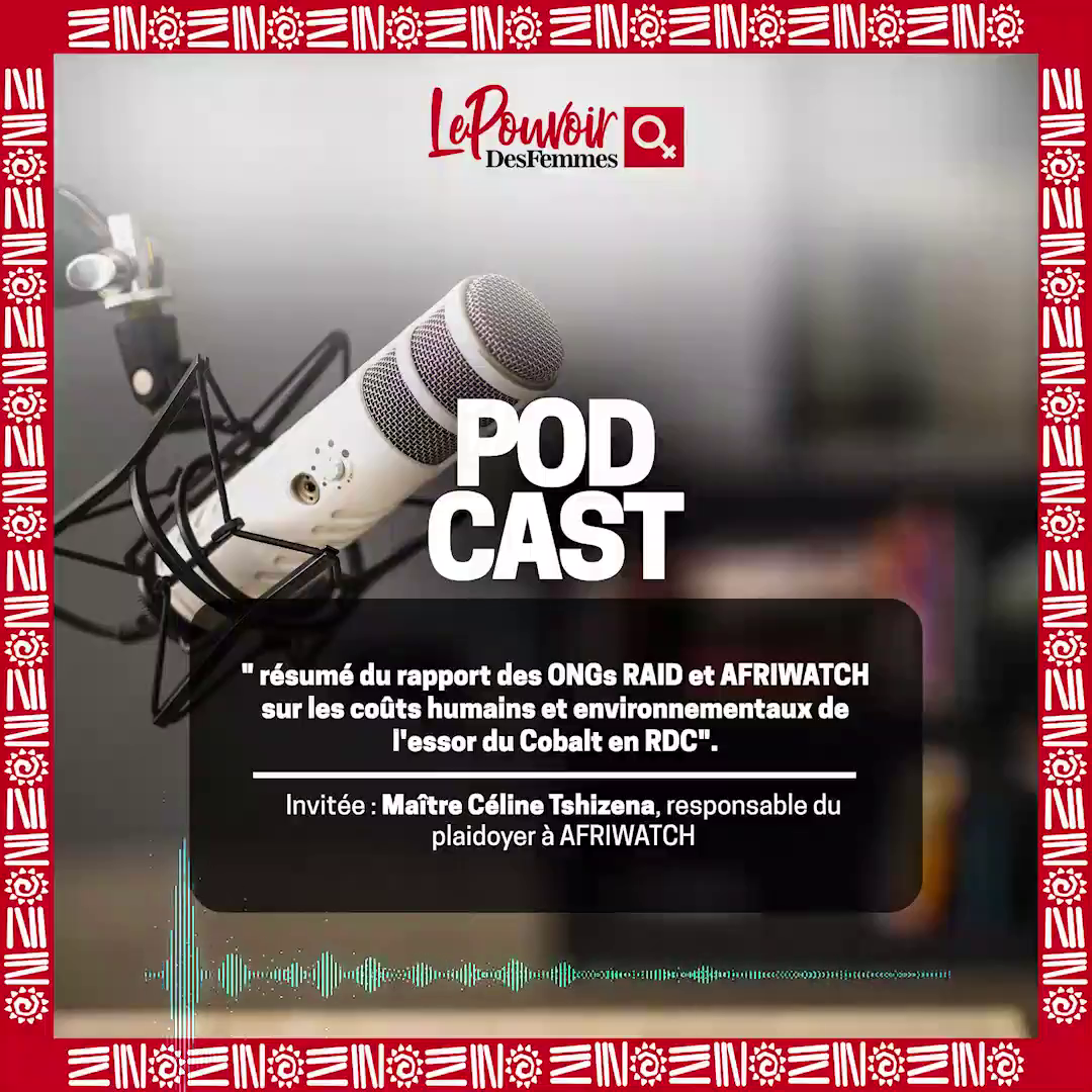 Résumé du rapport sur les coûts humains et environnementaux de l’essor du cobalt en RDC – AFREWATCH et RAID.