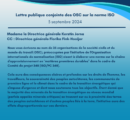 Lettre publique conjointe des OSC sur la norme ISO