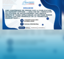 UNE CONFéRENCE DE PRESSE Sur LA publication du rapport d’étude : « analyse de l’efficacité du système de recouvrement des impôts, droits et taxes applicables au secteur minier en RDC: cas des minéraux de la transition énergétique ».