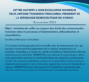 Lettre ouverte à son excellence monsieur Felix-Antoine Tshisekedi Tshilombo, Président de la République Démocratique du Congo.