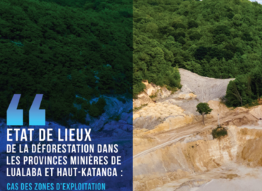 État de lieux de la déforestation dans les provinces minières de Lualaba et Haut-Katanga : Cas des zones d’exploitation minière situées dans l’arc cuprifère katangais.