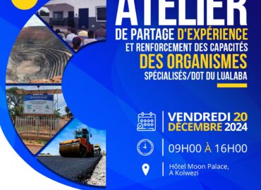 Atelier de partage d’expérience et renforcement des capacités des organismes spécialisés/DOT du Lualaba