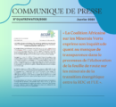 Communiqué de presse N ̊1 2025