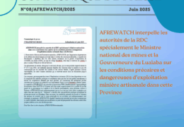 Communiqué de presse N°8 / 2025