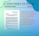 Communiqué de Presse N°9 / 2025