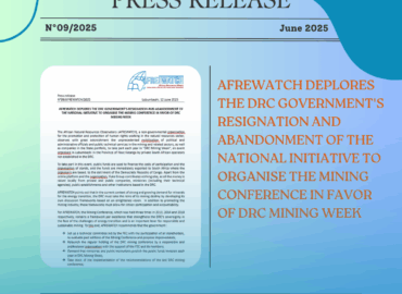 Press Release N°9 / 2025