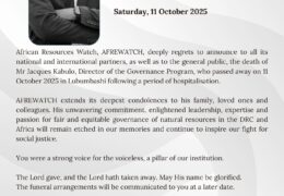 OBITUARY – Jacques Kabulo