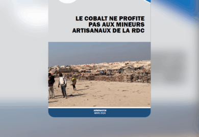 LE COBALT NE PROFITE PAS AUX MINEURS ARTISANAUX DE LA RDC