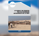 NO PROFITS FOR ARTISANAL COBALT MINERS IN THE DRC