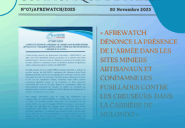 Communiqué de presse N°07 – 2025