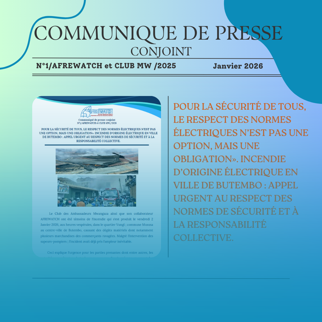 COMMUNIQUÉ DE PRESSE N-1 / 2026