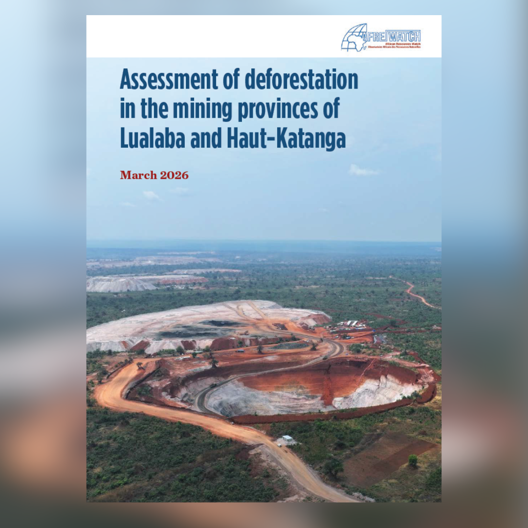 Assessment of deforestation in the mining provinces of Lualaba and Haut-Katanga