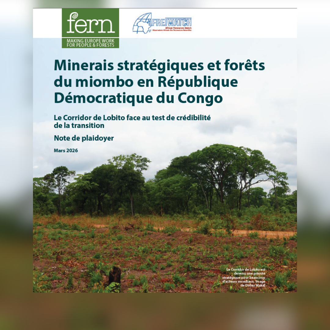Minerais stratégiques et forêts de Miombo en République Démocratique du Congo.