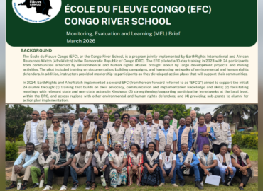 Monitoring, Evaluation and Learning (MEL) Brief – Congo River School (EFC)