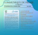 COMMUNIQUÉ DE PRESSE CONJOINT N°03 / AFREWATCH – IPDHOR / 2026