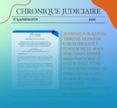 CHRONIQUE JUDICIAIRE N°2 : Audience publique du tribunal de paix de Lubudi siegeant à Fungurume le 28 mai 2026 dans l’affaire : Ministère public et partie civile Tenke Fungurume Mining SA (TFM) contre Kyayo Mushempe Henri et consorts (communautés locales de Kabombwa)