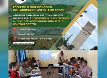 atelier de renforcement des capacités des communautés locales impactées par l’exploitation du zinc à Kipushi – EFC & ONG S.D.D.C.K