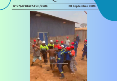 Communiqué de Presse N7 : Violences à CMOC-KFM  AFREWATCH appelle à la protection des travailleurs et au respect des droits humains.