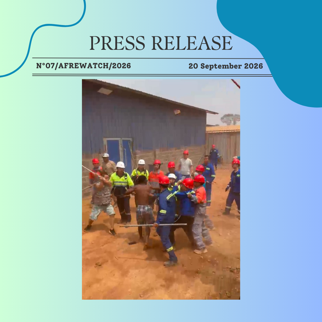 Press Release : Violence at CMOC-KFM: AFREWATCH calls for the protection of workers and respect for human rights