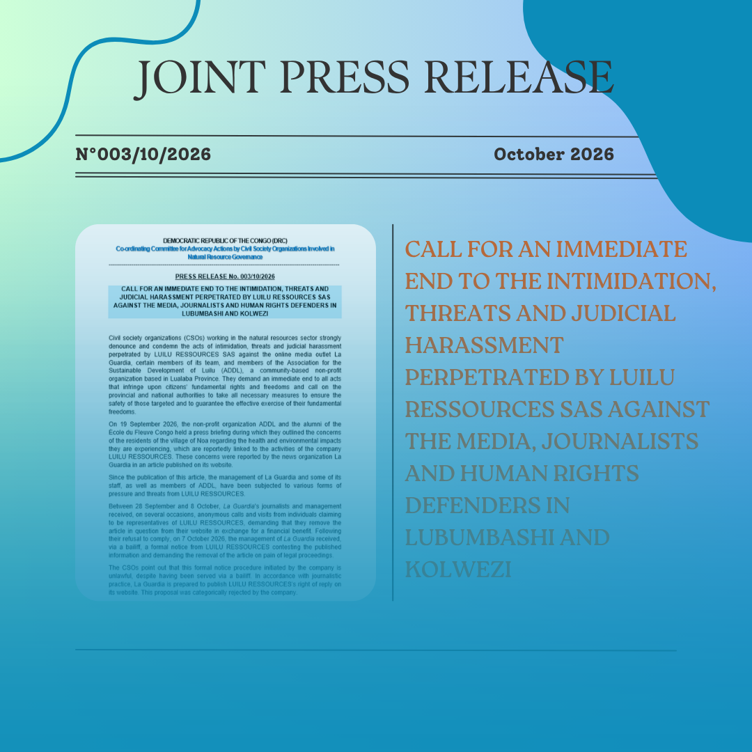 Joint press release N°003/10/2026